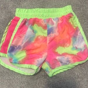 Sketchers tie dye athletic shorts